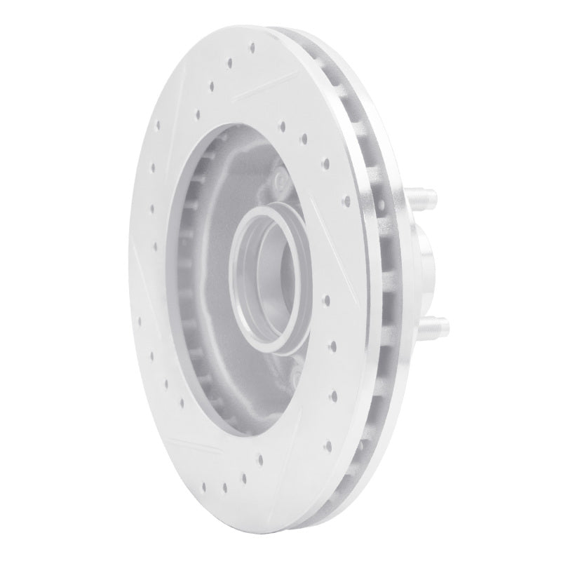 R1 Concepts R1 98-02 Ford Ranger (USA/Canada) Front Right Drilled & Slotted Silver Brake Rotor
