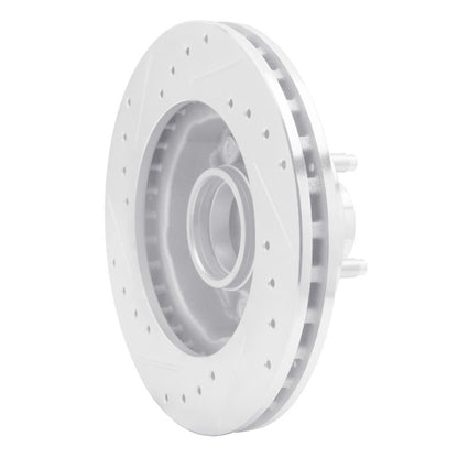 R1 Concepts R1 98-02 Ford Ranger (USA/Canada) Front Right Drilled & Slotted Silver Brake Rotor