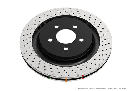 DBA 17-21 Honda Civic Type R Hatch Rear 4000 Series Drilled Rotor