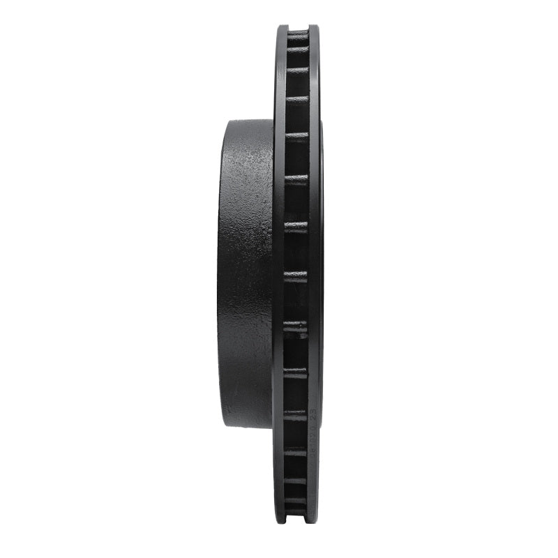 R1 Concepts R1 06-10 Jeep Grand Cherokee Rear Left Drilled & Slotted Black Brake Rotor