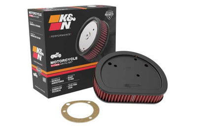 K&N Engineering K&N Replacement Air Filter 7.125in L x 5.688in W x 1.625in H for Harley-Davidson