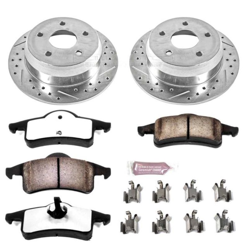 PowerStop Power Stop 99-04 Jeep Grand Cherokee Rear Z36 Truck & Tow Brake Kit