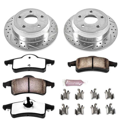 PowerStop Power Stop 99-04 Jeep Grand Cherokee Rear Z36 Truck & Tow Brake Kit