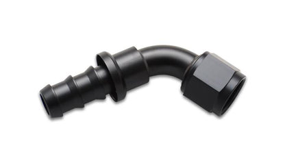 Vibrant Push-On 60 Degree Hose End Elbow Fitting Size -6AN