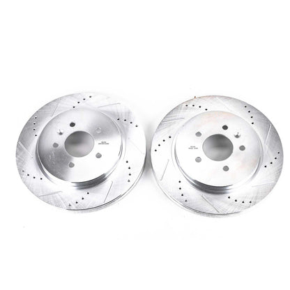 PowerStop Power Stop 06-07 Cadillac CTS Rear Evolution Drilled & Slotted Rotors - Pair