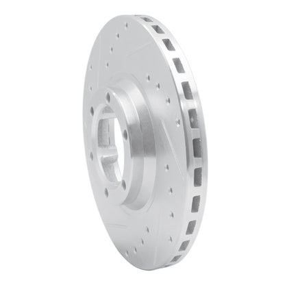 R1 Concepts R1 86-95 Dodge Raider Front Left Drilled & Slotted Silver Brake Rotor