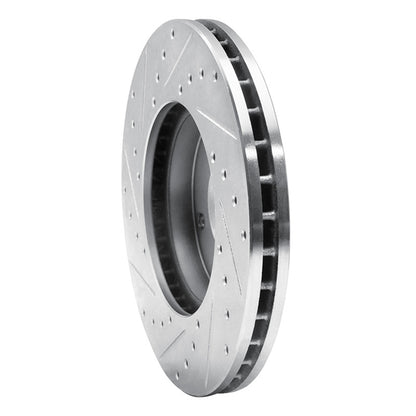 R1 Concepts R1 02-07 Nissan X-Trail (Mexico) Front Right Drilled & Slotted Silver Brake Rotor