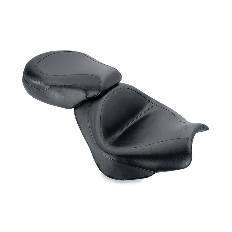 Mustang Motorcycle Mustang 04-08 Honda VTX1800N Wide Touring 2PC Seat - Black