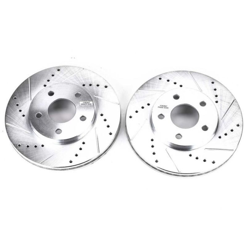 PowerStop Power Stop 06-11 Chevrolet HHR Front Evolution Drilled & Slotted Rotors - Pair