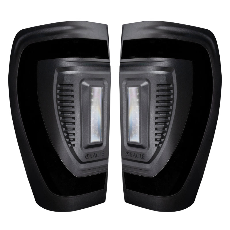 ORACLE Lighting Oracle 19-23 GMC Sierra Black Series Flush Style LED Tail Lights - Factory Halogen