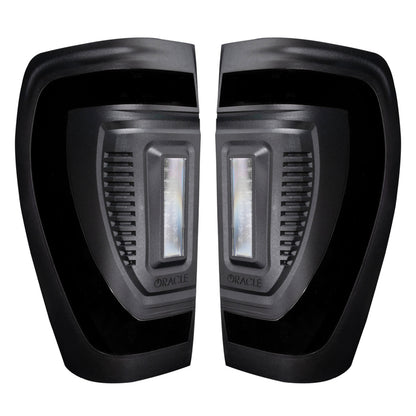 ORACLE Lighting Oracle 19-23 GMC Sierra Black Series Flush Style LED Tail Lights - Factory Halogen