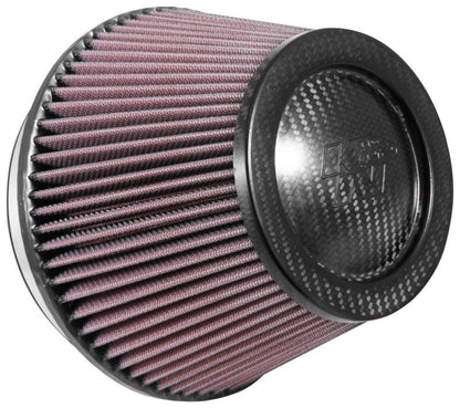 K&N Engineering K&N Universal Carbon Fiber Filter 6in Flange / 7-1/2in OD-B / 5-1/8in OD-T / 5in H