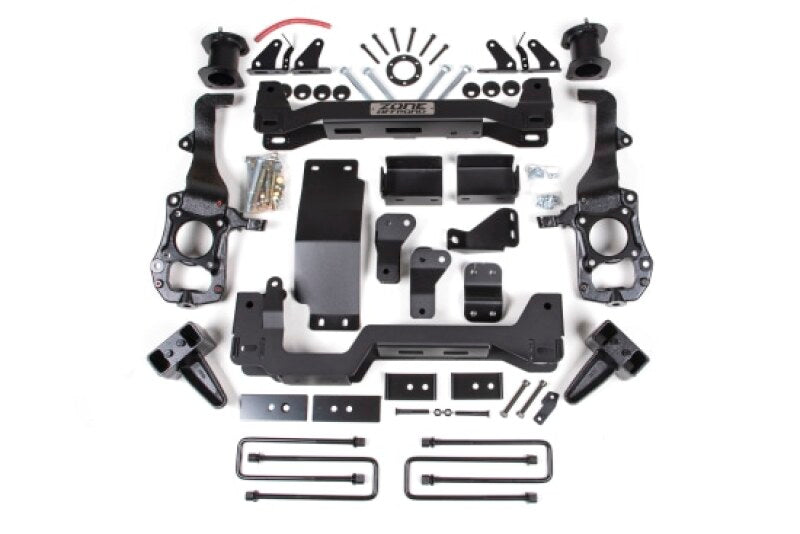 Zone Offroad 21-25 Ford F150 w/ CCD 4wd 6in Suspension Lift Kit 5in Rear