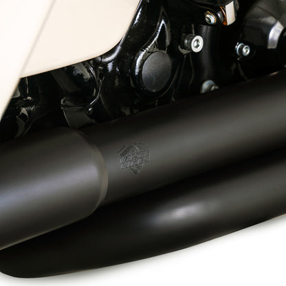 Vance and Hines Vance & Hines HD Dresser Duals 17-22 Header/Heat Shield Black PCX Header Exhaust