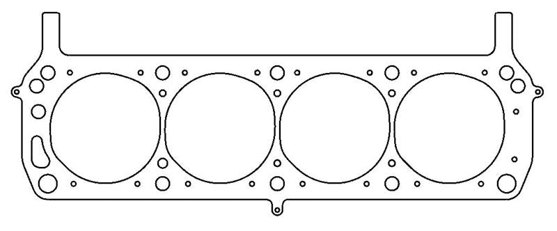 Cometic Gasket Cometic Ford 302/351W Windsor V8 .066in MLS Cylinder Head Gasket - 4.100in Bore - SVO/Yates - LHS