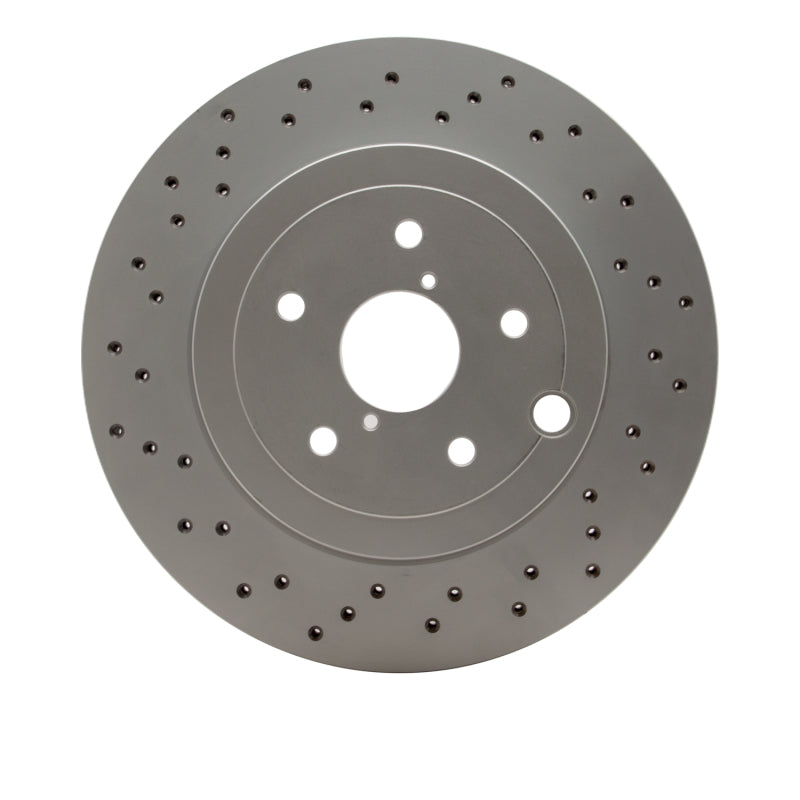 DFC 18-25 Subaru WRX Rear Drilled GeoSPEC Coated Rotor