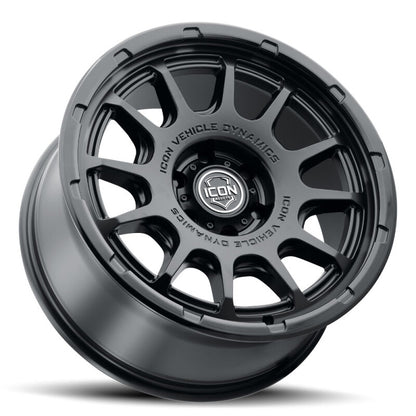 ICON Alloys Rancho 20x9 / 5x5 / -12mm / 4.5in BS DBL Black Wheel