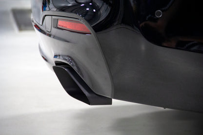 Dinan 17-23 BMW 540i (G30) Free Flow Axleback Exhaust System - Black Tips
