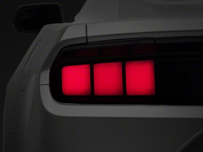 Raxiom 15-23 Ford Mustang Profile LED Tail Lights Gloss Black Housing- Red Lens