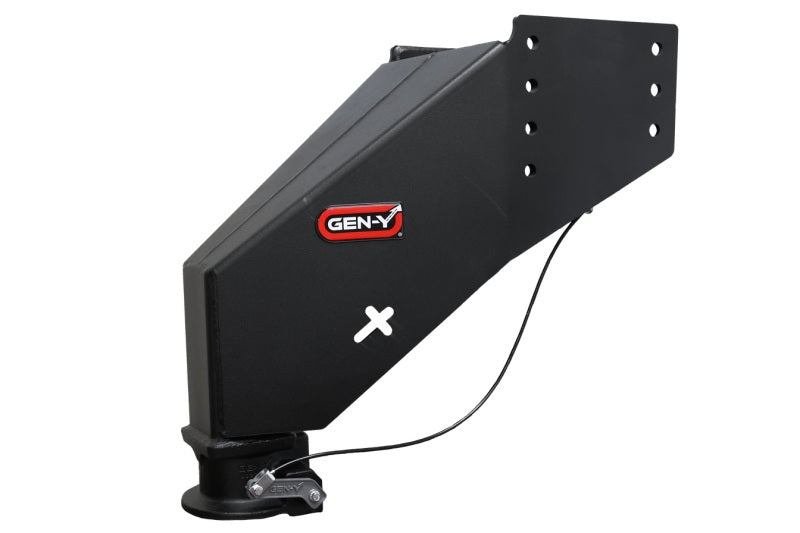 GEN-Y Hitch Gen-Y Nomad Static 5th Wheel to Gooseneck - 6.5K TW 30K Tow - Texture Black (Rhino Frames)