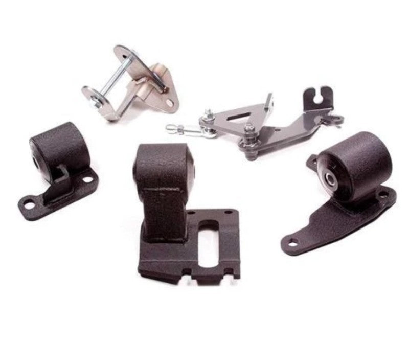 Innovative Mounts Innovative 90-93 Integra H-Series Black Steel Mounts 60A Bushings