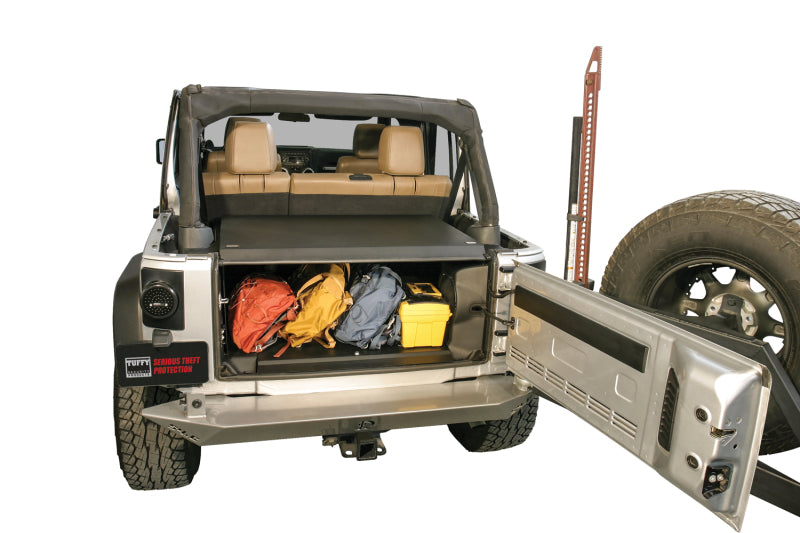 Tuffy Products Tuffy Jk 2011+ Deluxe Security Deck Enclosure- Black
