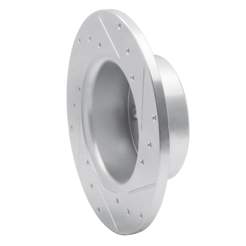 R1 Concepts R1 67-72 Volvo 164 Front Left Drilled & Slotted Silver Brake Rotor