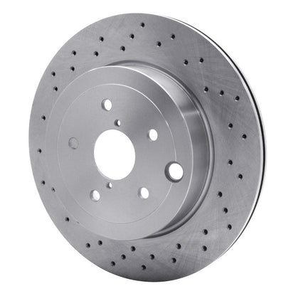 DFC 18-25 Subaru WRX STI Rear Drilled Brake Rotor