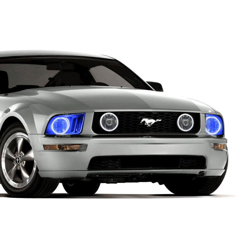 ORACLE Lighting Oracle Ford Mustang 05-09 Halo Kit - ColorSHIFT w/ BC1 Controller