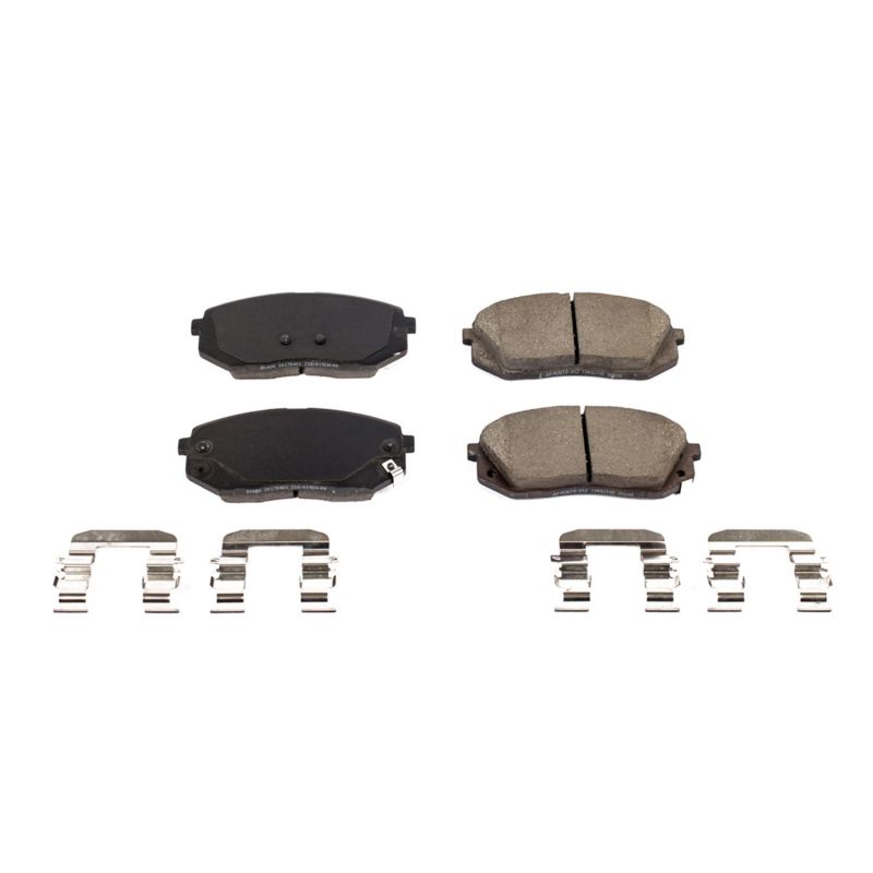 PowerStop Power Stop 2018 Hyundai Elantra GT Front Z17 Evolution Ceramic Brake Pads w/Hardware