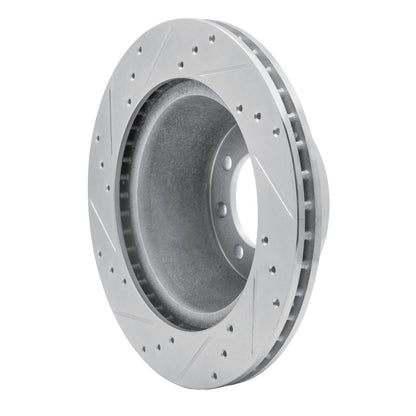 R1 Concepts R1 68-76 Ford F-350 2WD (Excl Super Duty) Front Right Drilled & Slotted Silver Brake Rotor