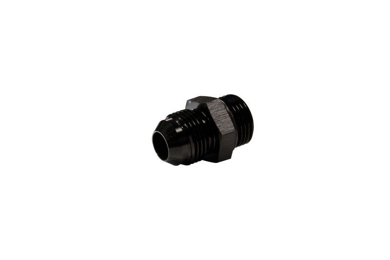 Fleece Performance Universal -8AN to 3/4in-16 Straight Male w/ O-Ring - Black