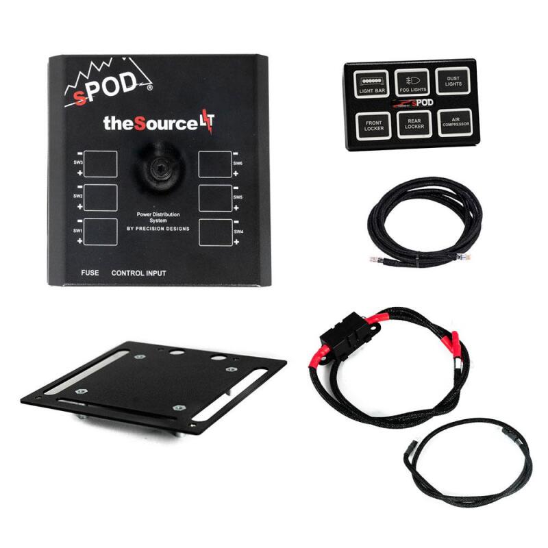 sPOD SourceLT w/Mini6 for Universal 36in Battery Cables