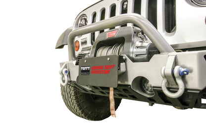 Tuffy Products Tuffy Flipup License Plate Holder- Winch W/Hawse- Blk
