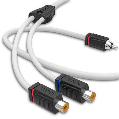 DS18 Marine Grade Tinned Copper OFC RCA Wires 2 Female to 1 Male Splitter