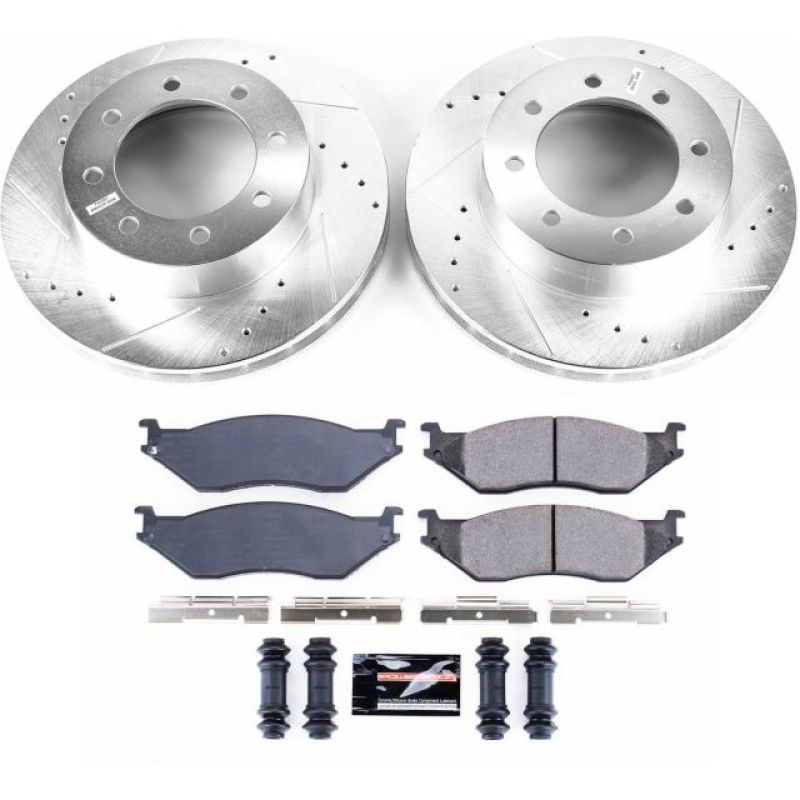 PowerStop Power Stop 99-04 Ford F-550 Super Duty Front Z23 Evolution Brake Kit