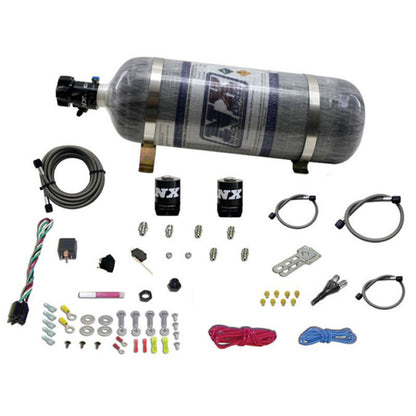 Nitrous Express Universal Single Nozzle Nitrous Kit for EFI w/Composite Bottle