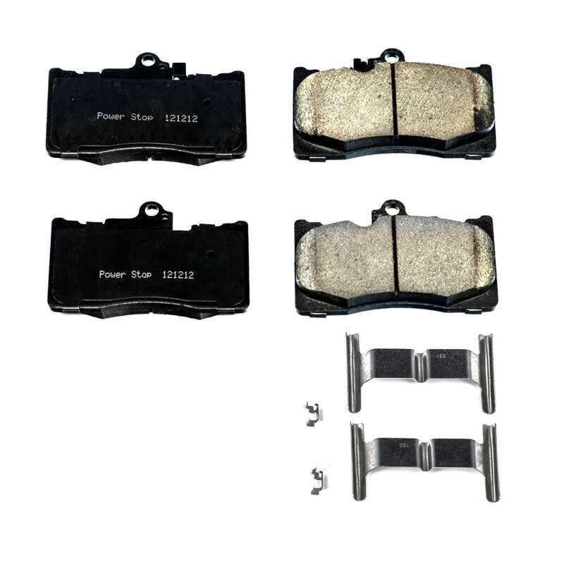 PowerStop Power Stop 16-17 Lexus GS200t Front Z17 Evolution Ceramic Brake Pads w/Hardware