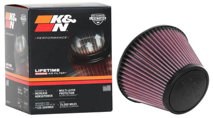 K&N Engineering K&N Universal Clamp-On Air Filter 6in FLG / 7-1/2in B / 4-1/2in T / 5in H