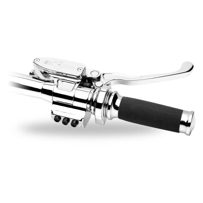 Performance Machine 9/16 Front Brake Master Cylinder - Contour - Chrome