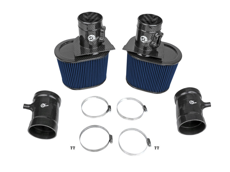 aFe 15-19 Lamborghini Huracan V10-5.2L Track Series Intake System w/ Pro 5R Filter