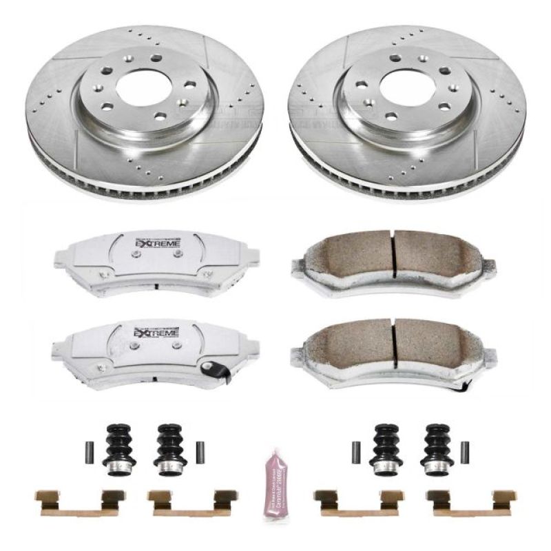 PowerStop Power Stop 2004 Cadillac Seville Front Z26 Street Warrior Brake Kit