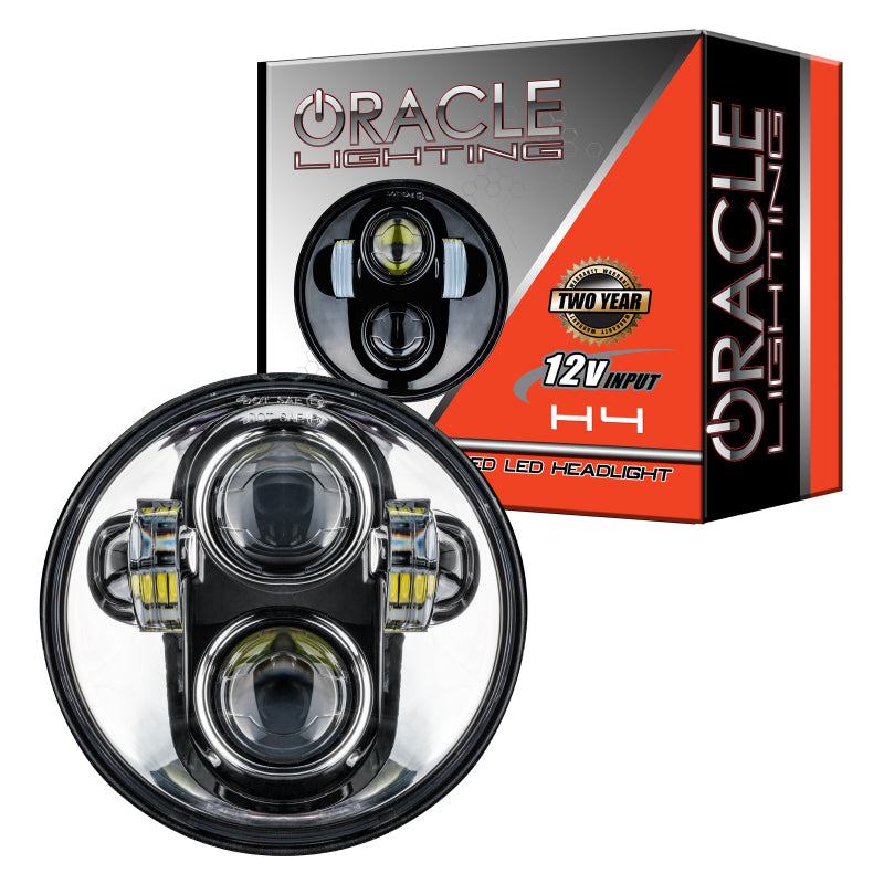 ORACLE Lighting Oracle 5.75in 40W Replacement LED Headlight - Chrome