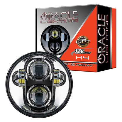 ORACLE Lighting Oracle 5.75in 40W Replacement LED Headlight - Chrome