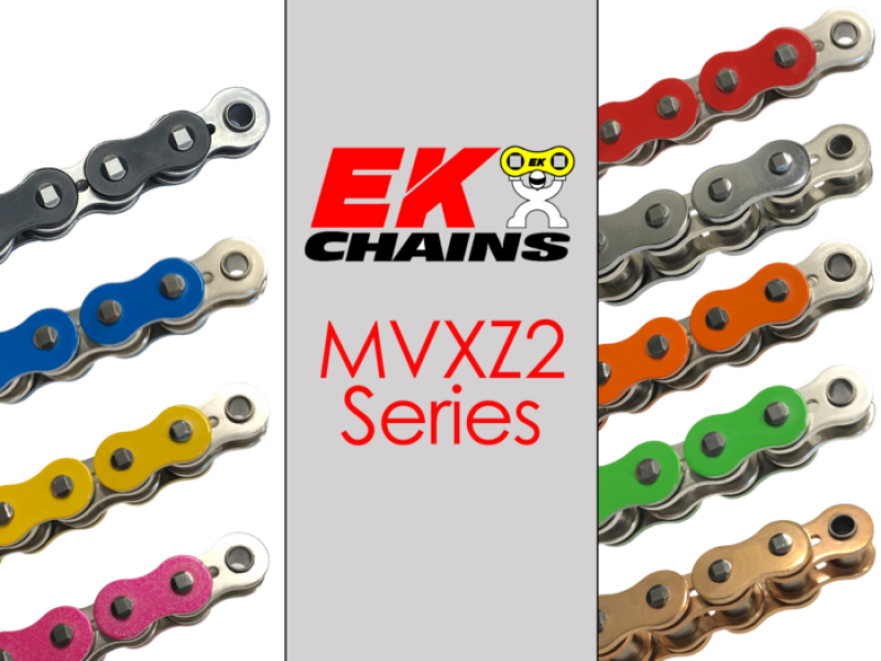Vortex Racing EK 525 MVXZ2 Rivet Master 150 Links- Gold
