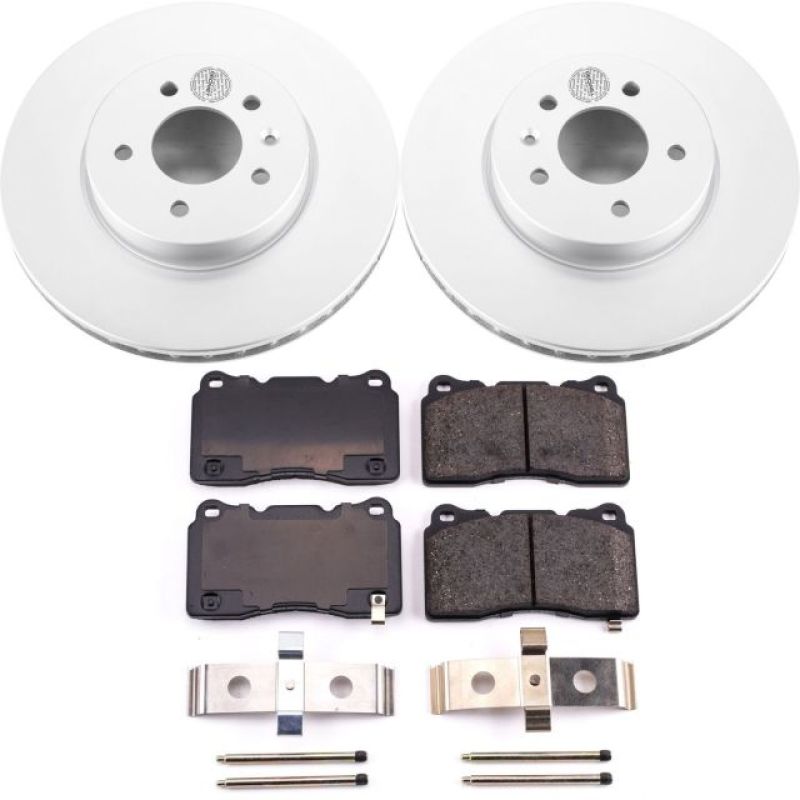 PowerStop Power Stop 13-18 Cadillac ATS Front Z17 Evolution Geomet Coated Brake Kit