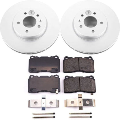PowerStop Power Stop 13-18 Cadillac ATS Front Z17 Evolution Geomet Coated Brake Kit
