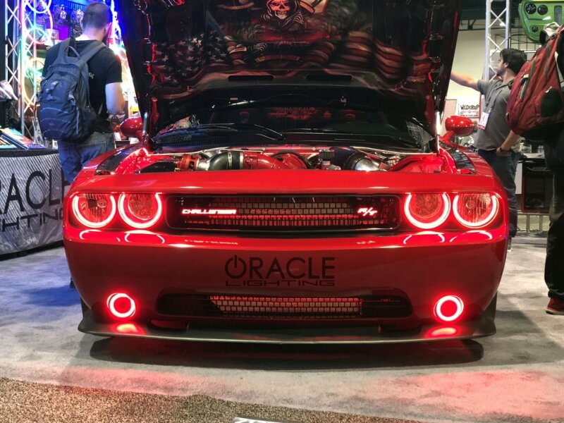 ORACLE Lighting Oracle Dodge Challenger 08-14 LED Waterproof Halo Kit - ColorSHIFT w/ Simple Controller