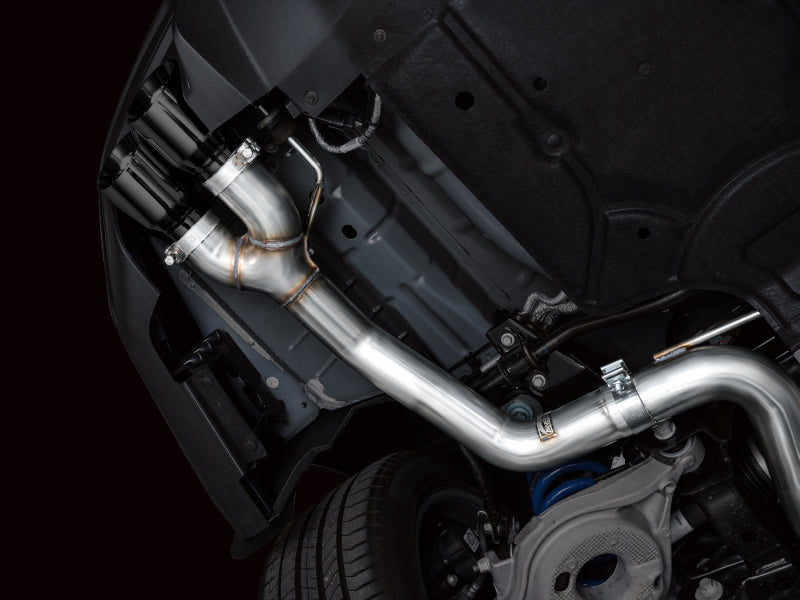 AWE Tuning AWE 2024 Ford Mustang GT Fastback S650 RWD Track Edition Cat-Back Exhaust w/ Quad Diamond Black Tips