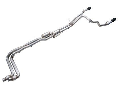 AWE Tuning 2025+ RAM 1500 3.0TT Rebel 0FG Cat-Back Exhaust w/ Diamond Black Tips